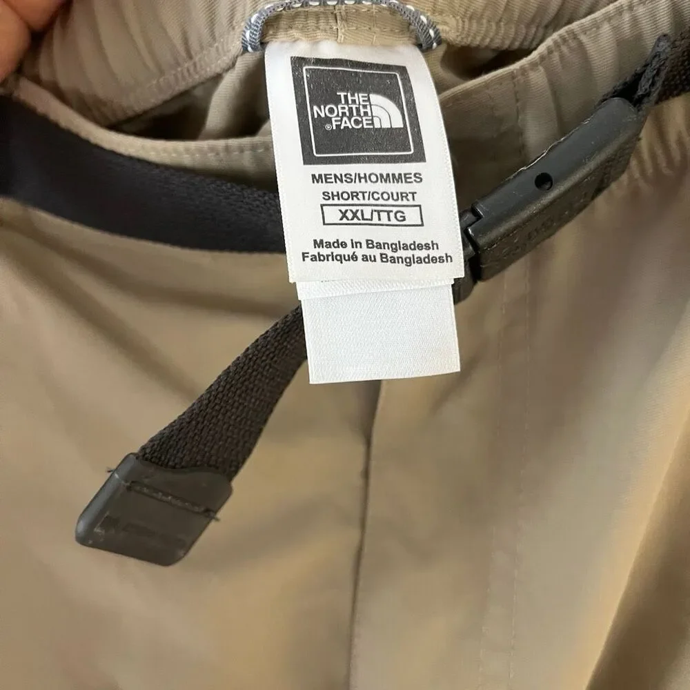 The North Face XXL Convertible Hiking Pants Khaki Tan Zip Off Cargo Shorts